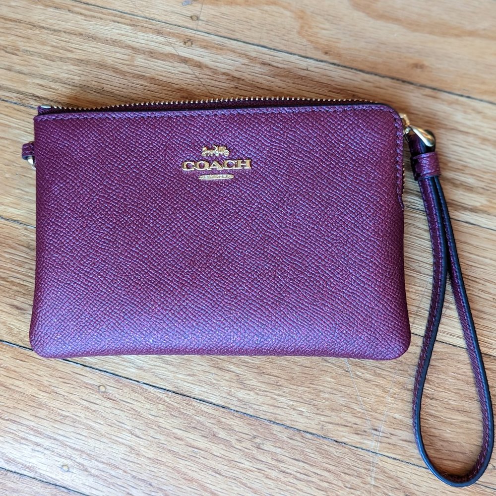 Coach Zip Wristlet